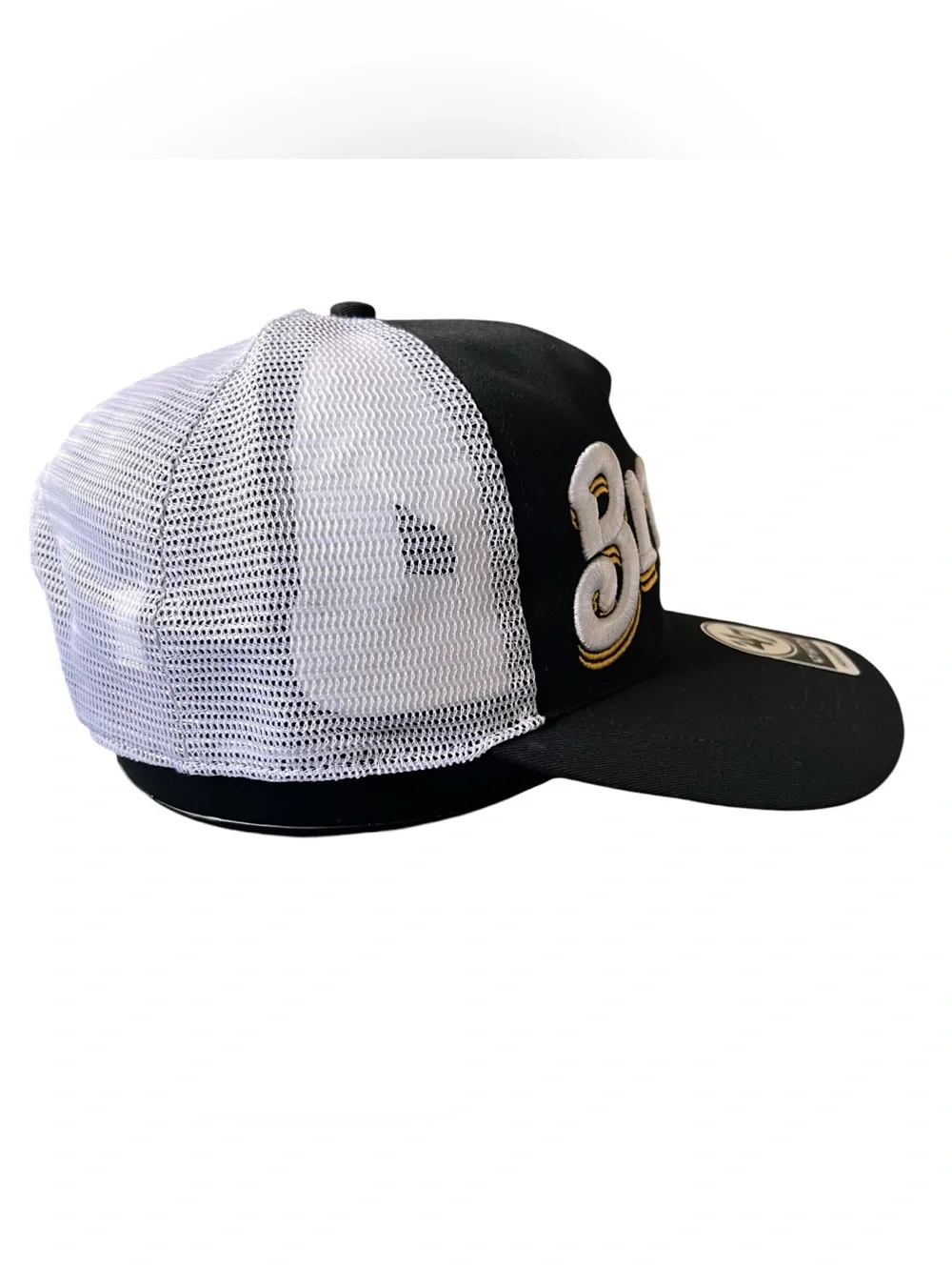 47 Brand Boston Bruins Hitch Trucker Hat Adjustable Snapback NWT NHL Cap